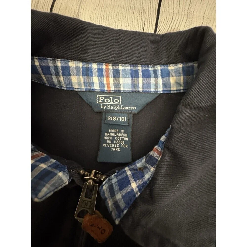 Boy’s/Kid’s Vintage Polo Ralph Lauren Full Zip Basic Jacket Size 8/10